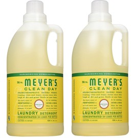 Mrs. Meyers Clean Day Laundry Detergent, Honeysuckle, 2 Count (64 fl oz. Each)