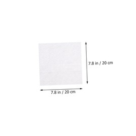 WOONEKY 2 Pack Cotton Towelettes 40 Sheets/roll Makeup Remover Cleansing Towelette Wet Dry Gentle Facial Tissue