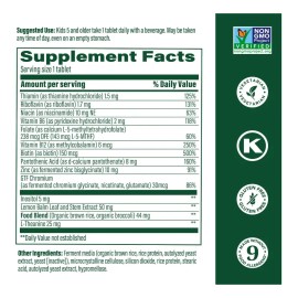 Niños Complejo B Crecimiento Cerebro Energía 30 Americano