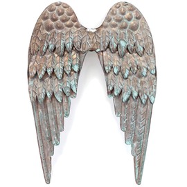 BCI Crafts Salvaged Metal Angel's Wings, Acrylic, Multicoloured, 0.45 x 7.15 x 10.4 cm