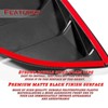 RACING9SPEED Rear Side Window Louvers Air Vent Scoop Shades Cover