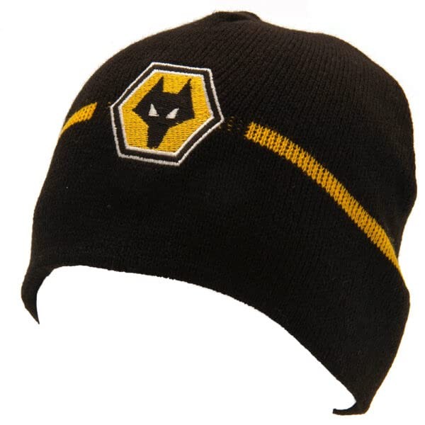 Wolverhampton Wanderers FC Beanie Official Merchandise Gold
