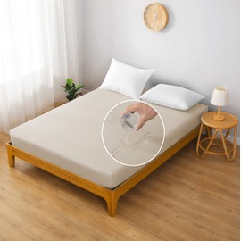 Fitted Sheet, Fully Waterproof, Side Waterproof, Dust Mites, Antibacterial, Breathable, Night Sweat, Pollen Fever, Pet Sheets, Nursing Sheet, Mattress Protector, Baby, Children, Single, Double, Semi-Double, Queen, Waterproof Sheet Box, Fully Washed, Matt