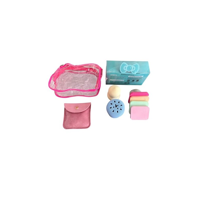 Set de 6 Esponjas de Maquillaje Multicolor | Incluye Set
