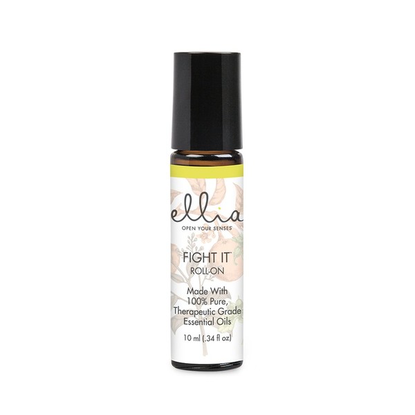 Ellia Essential Oil Roll-On | Fight It Blend| 10ml, 100% Pure, Therapeutic Grade