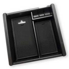 Lookafter Center Console Organizer Tray Compatible with Toyota Tacoma 2016 2017 2018 2019 2020 2021 2022 2023 Accessories Armrest Secondary Storage Box ABS Materials Insert Tray