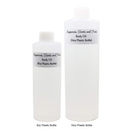 Amber White Perfume/Body Oil (7 Sizes) (16oz Plastic Bottle (480ml))