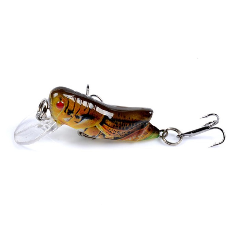 KOMBIUDA 4pcs Grass Carp Simulation Lures Lifelike Fishing Baits for