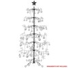 Casafield Ornament Display Stand - 6' Black Wrought Iron Christmas