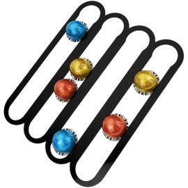 Belle Vous Capsule Holder Compatible with Nespresso Vertuo Capsules - Coffee Capsules Coffee Pods Storage for up to 20 Capsules - Coffee Capsule Storage 35.6 x 30 cm - Black