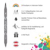 ONLINE Calli.Brush Handlettering Brush-Pens | Set of 24 brush pens