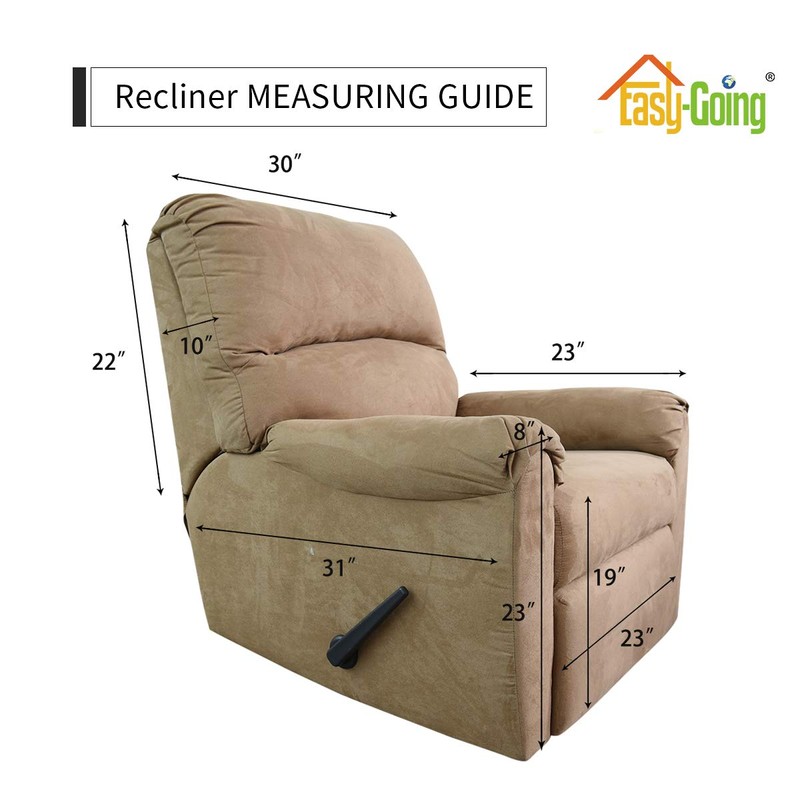 Easy-Going Recliner Sofa Slipcover Reversible Sofa Cover Furniture Protector Couch