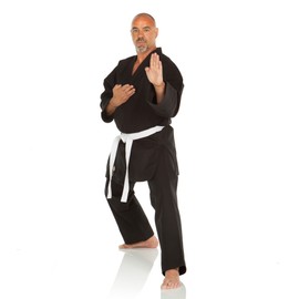 Ronin Brand 12oz. Traditional Heavyweight Karate Uniform (Black, 7)
