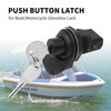 MDEOOSKY 93-303 Push Button Latch Universal Glove Box Dash Lock