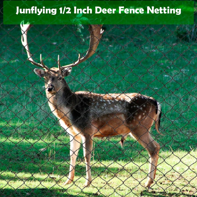 Junflying Bird Netting 20 x 20 FT Heavy Duty 1/2