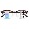 OPTOFENDY Progressive Multifocal Reading Glasses for Women Men Square Blue