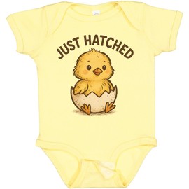 inktastic Adorable Just Hatched Chick Illustration Baby Bodysuit Newborn Banana 4652f