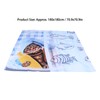 Cute Cat Fish Pattern Shower Curtain Waterproof Bathroom Decorative Bath