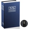 Book Safe with Combination Lock Dictionary Diversion Money Box, Portable