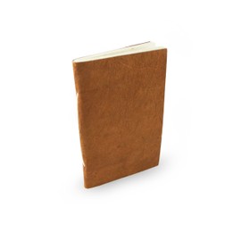 Nepali Companion Pocket Notebook with Handmade Paper and Vegetable-Dyed Cover, Vintage Composition Notebook for Office, School, and Home, 3.5x5 inch, Handcrafted in Nepal (Small, Terra Cotta)