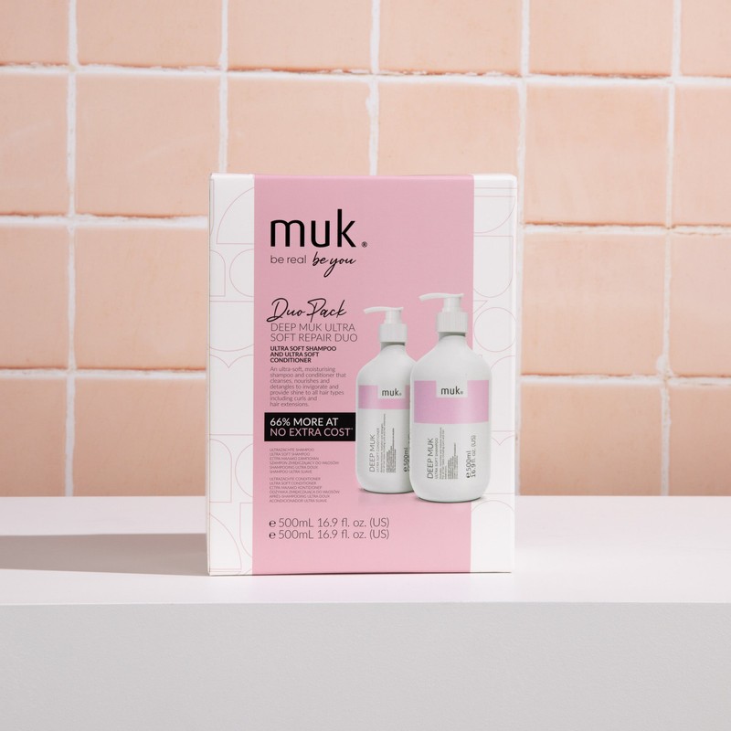 Muk Deep Muk 500ml Shampoo and Conditioner Duo Pack