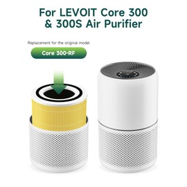 Core 300 Replacement Filter for LEVOIT Core 300 and Core 300S Air Purifier, 3-in-1 Core 300 Pet Aller-gy Filter Efficiency Activated Carbon Filtration System, Core 300-RF-PA