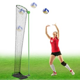 Volleyball Setter Trainer Net - Adjustable Height Volleyball Target Net | Volleyball Rebounder for Practice High Lobs, Quick Sets, and Challenging Digs