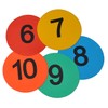 Eco Walker 8inch Numbered Basketball Training Markers Set of 5