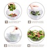 COOK WITH COLOR Electric Salad Spinner, Round 4.5L Capacity –