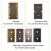 6Pcs Small Furniture Folding Screen Hinges, Folding Flap Hinges Retro