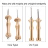 2Pcs Punch Needle Embroidery Kit Wooden Handle Yarn Needle DIY