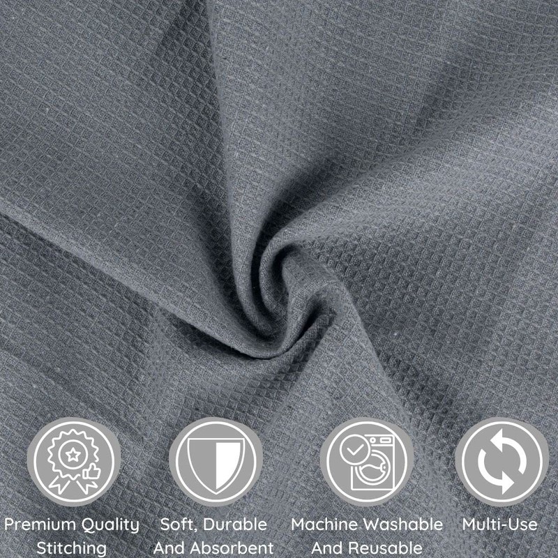 Pagnanno, Hotel Quality Tea Towel with Waffle Weave, Professional Cotton,