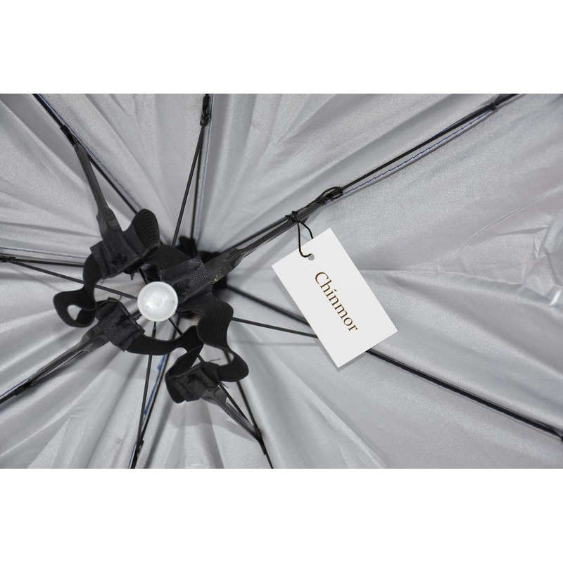 Chinmor 26" Diameter Fishing Headwear Umbrella Hat Dark Blue