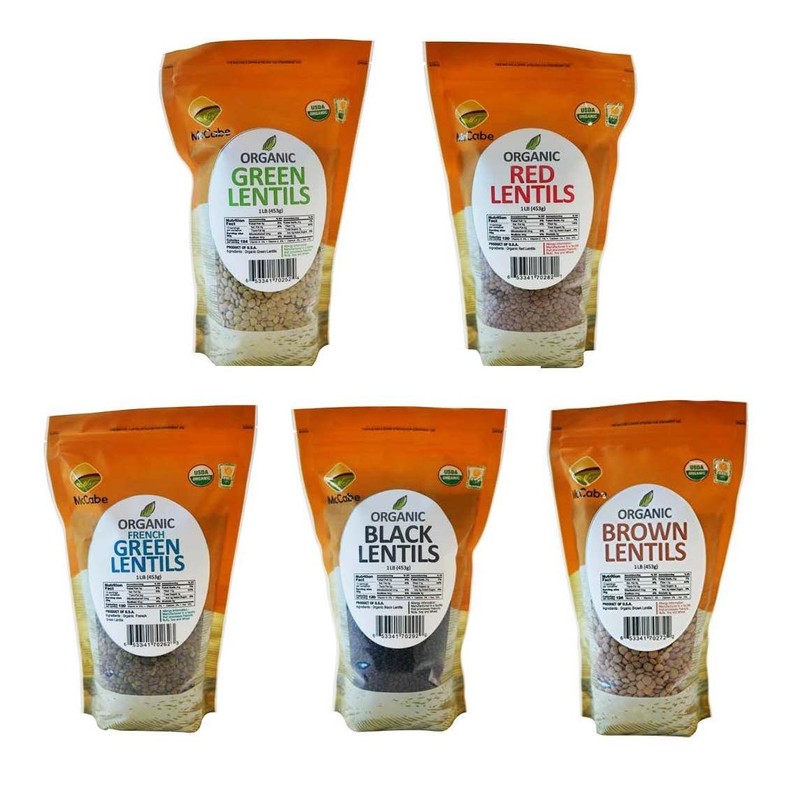 McCabe Organic Black Lentils, 1-Pound