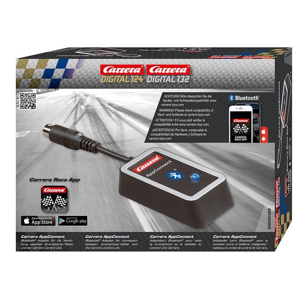 Carrera AppConnect Accessory, Bluetooth Adapter for Carrerabahn Digital 124 and