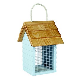 Gardman A04335 Beach Hut Peanut Feeder - Green/blue