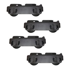 WD28X27241 Dishwasher Rack Carrier And Roller Kit for GE Dishwasher Lower Rack Wheels Assembly,Fits L and R Side. Exact Fit Replaces WD12X10439, WD12X10446, WD12X10447 4-Pack