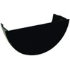 FLOPLAST 112mm Half Round Gutter Internal Stop End - Black