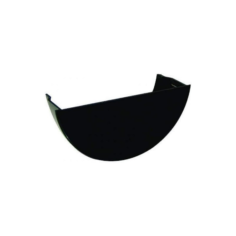 FLOPLAST 112mm Half Round Gutter Internal Stop End - Black