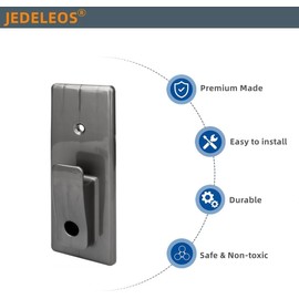 JEDELEOS Wall Mount Holder for Shark Rocket HV300 HV301 HV302 HV303 HV320 HV322 HV324 HV325 HV380 HV380C Upright Vacuum, Replace Parts 390FFJH380 and 416FFJV300