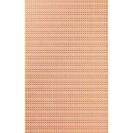 Rademacher 790-5 3 Strip Grid Printed Circuit Board (Pack of 25) Hard Paper 160 x 100 mm, Pitch 2.54 mm, 39 Conductor Traces Point Chain Rows, Copper Coating on One Side 35 µm, PCB 1.6 mm Thick