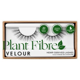 Velour Plant Fibre Eyelashes – Luxurious Hemp-Derived False Lashes - Lightweight, Reusable, Handmade Fake Lash Extensions - Wear up to 25 Times - 100% Vegan, Soft and Comfortable, All Eye Shapes – Flower Power