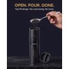 Rechargeable Electric Salt & Pepper Grinder Set with Charging Base