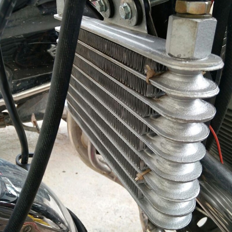 Universal Engine Oil Cooler Cooling Radiator Fit for 125CC‑250CC Motorcycles