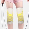 1 Pair Knee Brace Nylon Knitting Breathable Knee Compression Sleeve