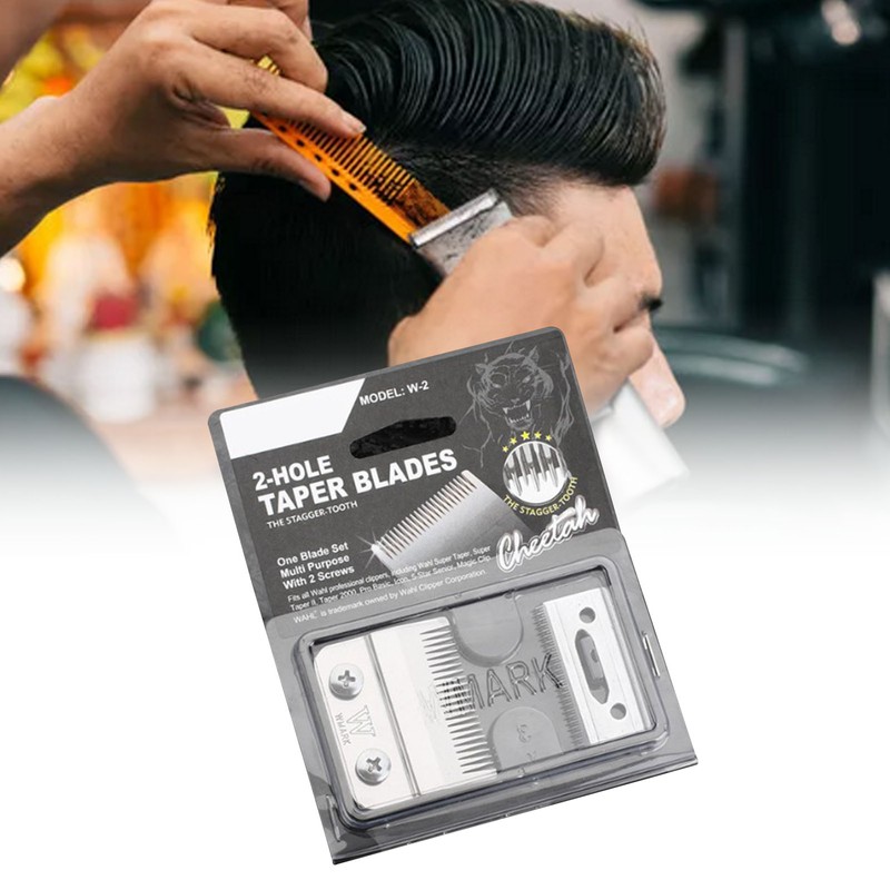 Electric Hair Clipper Blade Stainless Steel Silver Professional Beard Trimmer
