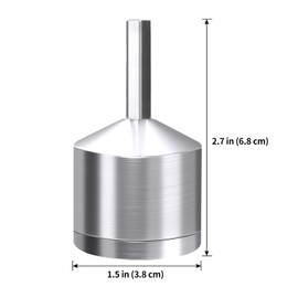 Sanbege 1/2" Metal Copper Pipe Cleaner with Replacement Brushes and 5/16" Hex Shank, Fits for Power Drill