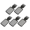 5pcs Twist Combs Ergonomic Perm Curling Hair Dreadlocks Twist Combs