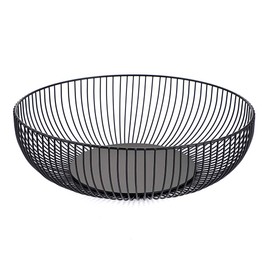 Sumnacon Storage Basket, Water Filtering, Stylish, Tabletop Storage, Wire, Modern Basket, Case, Box, Black