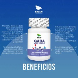 Gaba 60 Cápsulas, Calidad Premium Sabor N/a